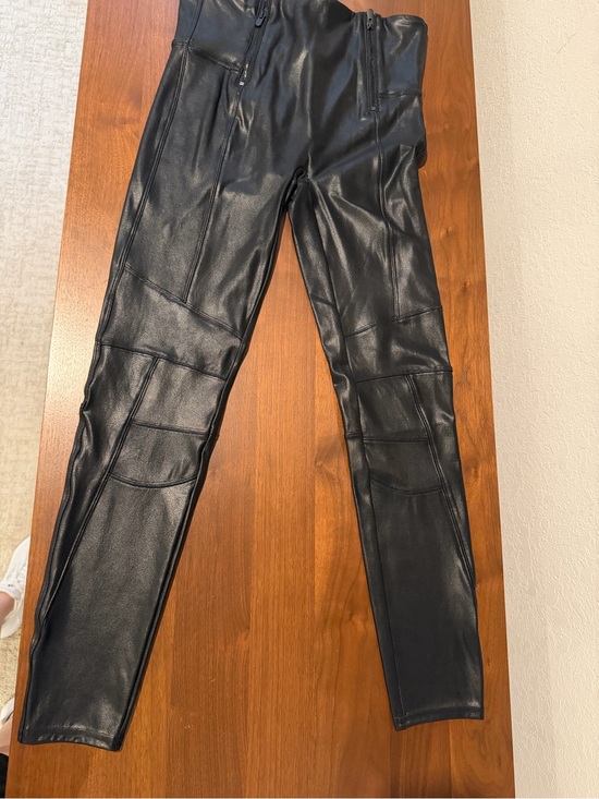 SPANX Pants - Spanx Black Faux Leather Women’s  Pants